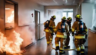 Feuer im Erlanger Krankenhaus am Europakanal: Pfleger löschen Patientenzimmer, Station evakuiert